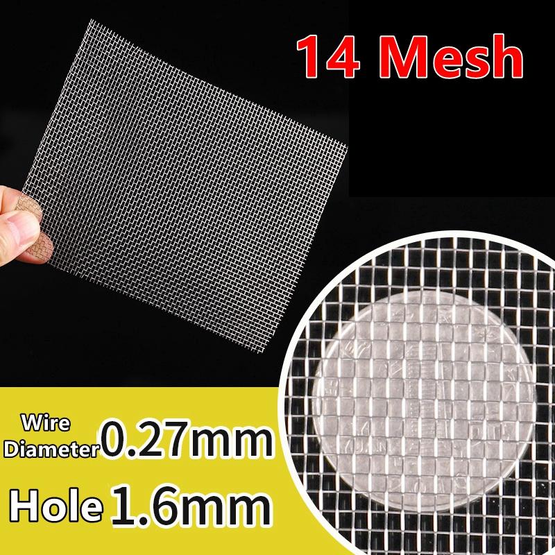 Food Grade 304 Stainless Steel Filter Mesh Home Kitchen Food Bean Powder Oil Filter Net Metal Water Filtration Screen Strainers