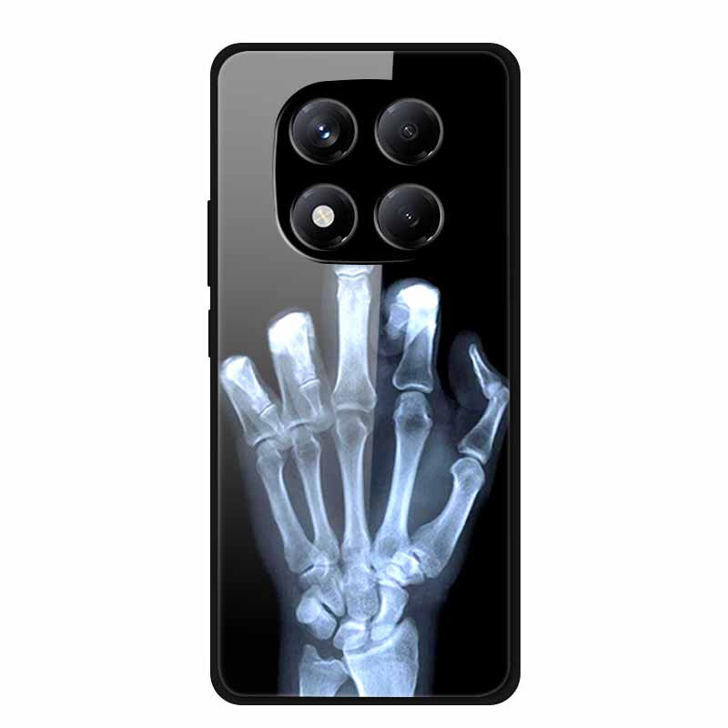 Luxury Case For Redmi Note 14 Pro 4G Tempered Glass Cover For Xiaomi Redmi Note14 Pro 4G Phone Cases Fashion Protective fundas