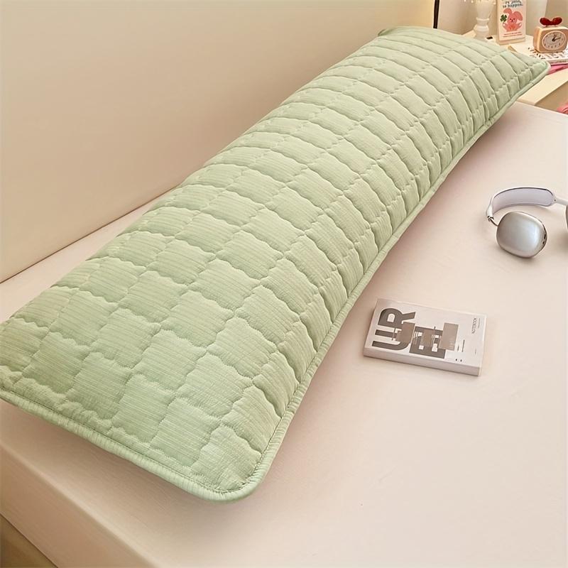 1 Stück Weicher Gesteppter Langer Kissenbezug 18,9*70,87 Zoll - Ultraweiches -Hautfreundliches Gewebe, Glatt & Atmungsaktiv, Perfekt für Schlafzimmer oder Büro-Nickerchen (Kein Füllstoff)