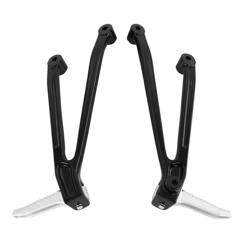 Motorcycle Rear Footrest Passenger Foot Pegs Brackets For BMW S1000RR 2009-2017