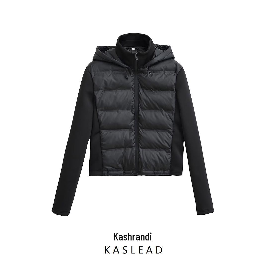 

2024 Autumn Women s European Style Fashion Versatile Winter Warm Cotton Jacket Medium чорний