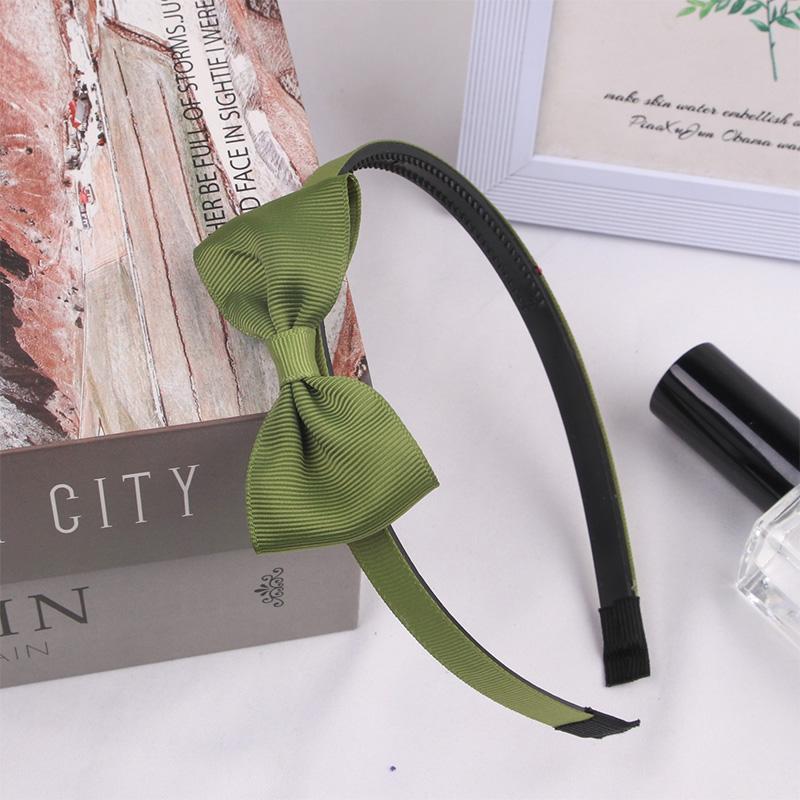 1PCS Cute Solid Color Ribbon Hair bands for Baby Girls Bows summer Headband for girls Kids Fashion Hair Aceessories  FDr10