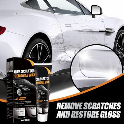 Car Scratch Repair Cream 120ml Automotive Paint Scratch Repair Polishing Wax Deep Scratch Filler for Vehicles Car Scratch Remover Kit with Sponge