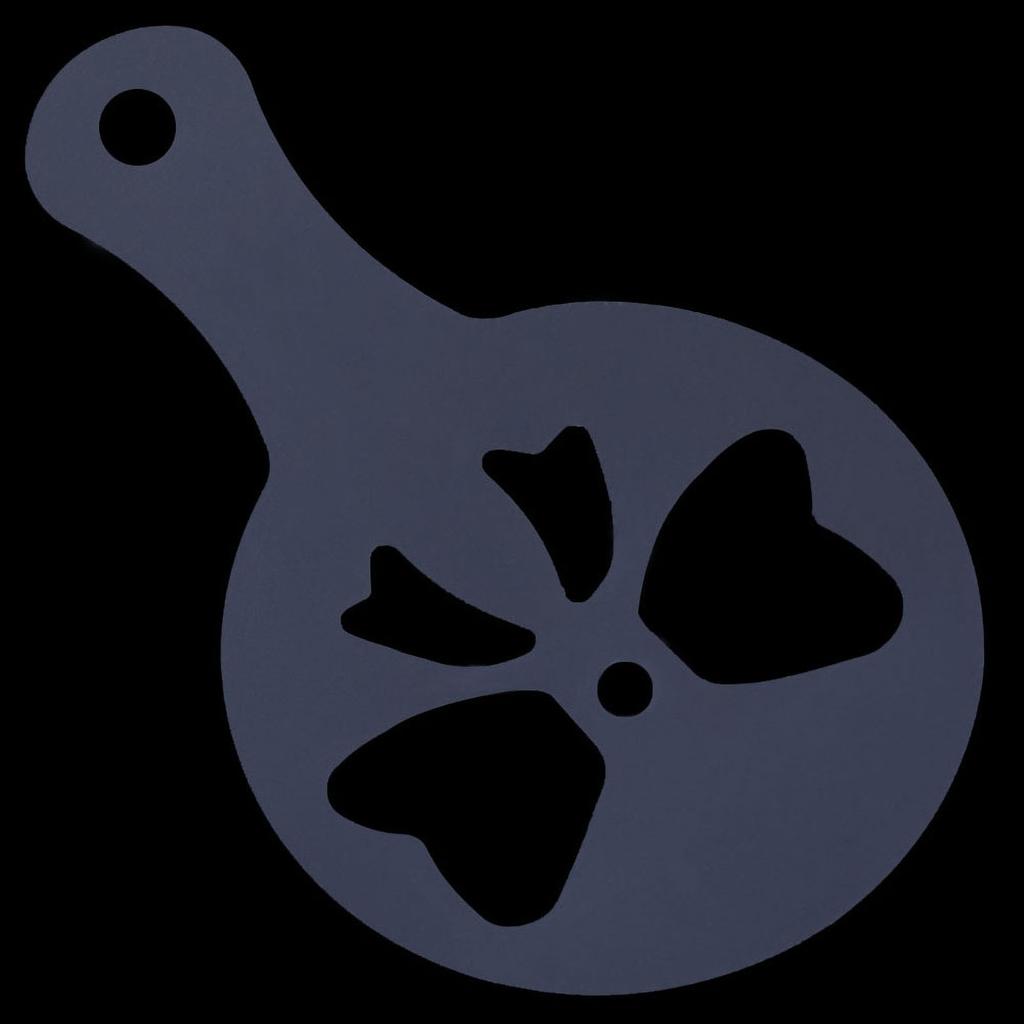 16Pcs Plastic Coffee Template Stencils Cappuccino Chocolate Latte Strew Pad Art DIY Mold Tools