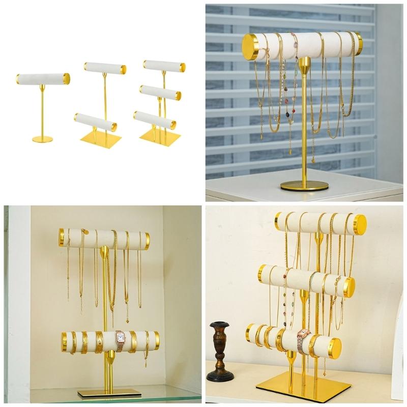 Jewelry Organizers Modern Bracelet Holder Necklace Holder Stylish Storage Rack Present for Collectors and Designers