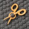 Wooden Brooch Shawl Cardigan Sweater Neckline Contraction Fixed Pin Niche Cute Animal Cartoon Brooch