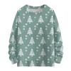 Women's Casual Long Sleeve Woolen Christmas Sweatshirt Fall  Vacation Long Sleeve Pullover