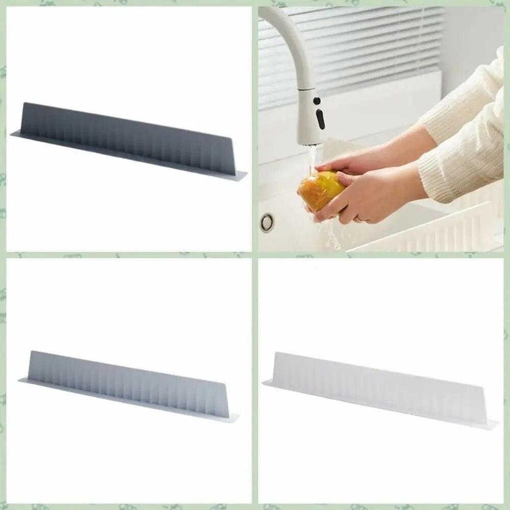 With Suction Cup Sink Splash Guard Guard Baffle Splash-Proof Prevent Water Sink Baffle Silicone Heightening Kitchen Sink