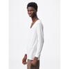 Gu By Uniqlo Style Heated Wide Neck Tee  9 Minute Sleeve  +e