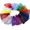 Top Sale 10pcs 7x9/9x12cm Drawstring Organza Jewelry Packaging Display Jewelry Pouches For DIY Jewelry Wedding Gift Beads Bags