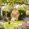 Wooden Butterfly House with Feeder for Outdoor Garden Butterfly