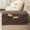 Sofa Handrail Cover Cloth Widened Imitation Linen Dust Towel Cover Pad Universal for Summer Non-Slip Towel