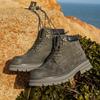 Martin boots high-top retro British style flip shoes medium-top boots inner height-increasing shoes autumn