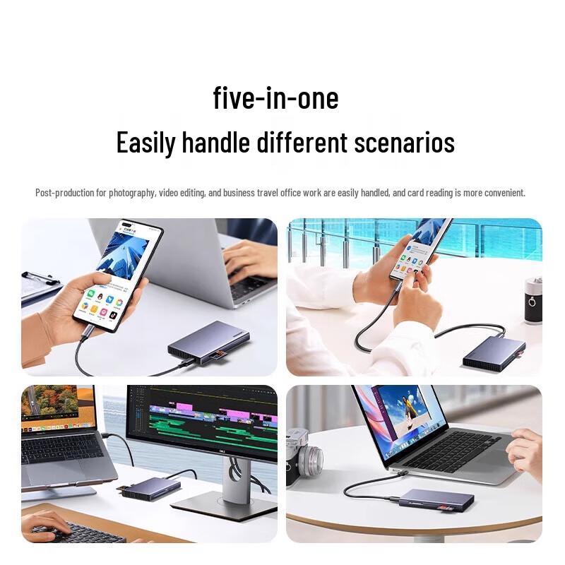 UGREEN 5-in-1 USB 3.0/Type-C Multi Card Reader CM651