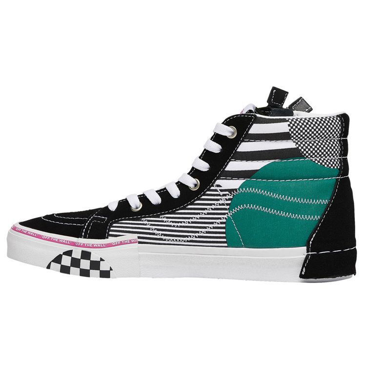

Кроссовки унисекс Vans SK8-Hi OTW Cap Disarray Черный Белый Зеленый VN0A3WM1T9E
