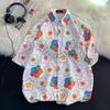 Hong Kong Style Vintage Sunflower Floral Shirt - Unisex Casual Short Sleeve