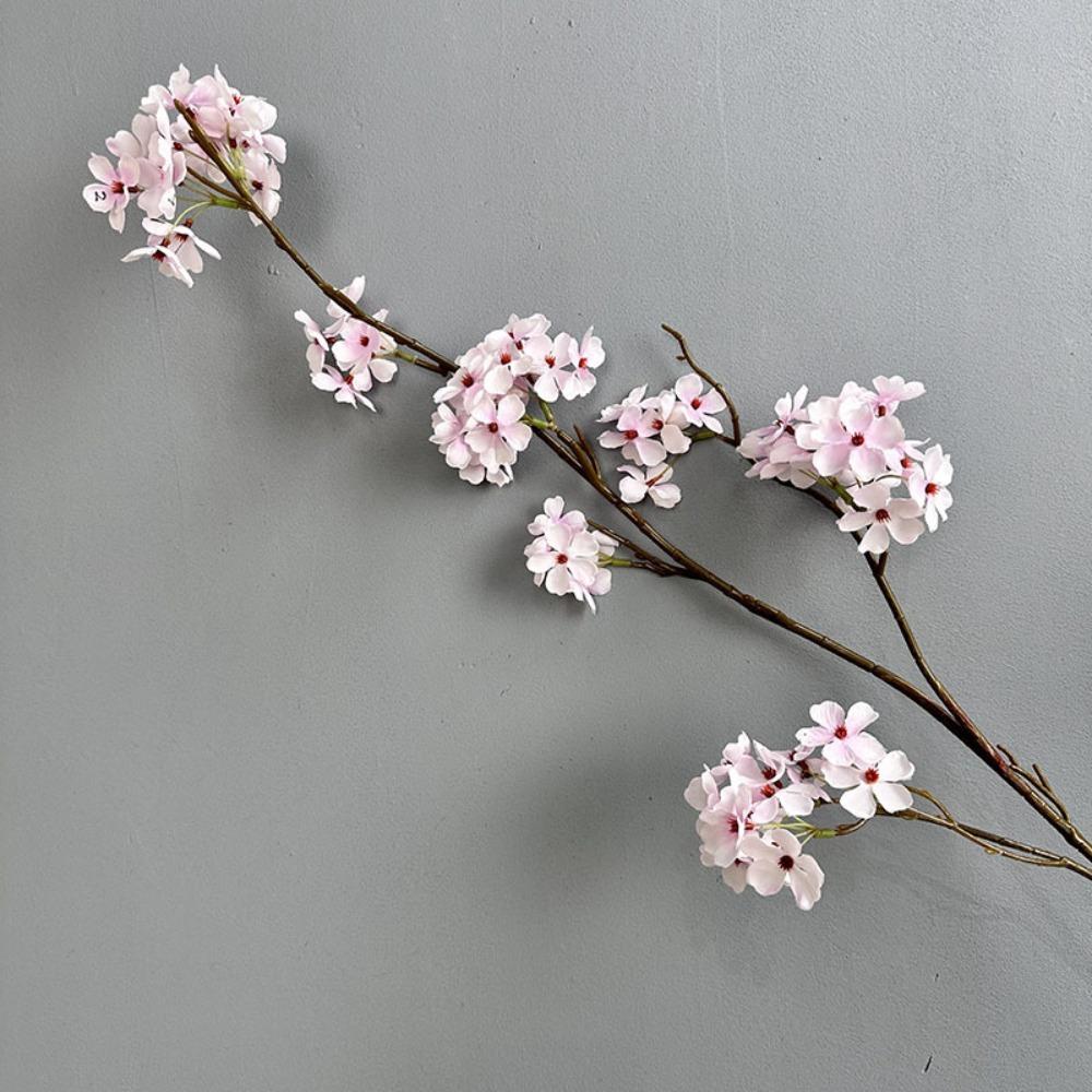 Plastic Silk Pear Blossom 100cm Fake Plants Artificial Wintersweet Branches  Wedding Birthday Party