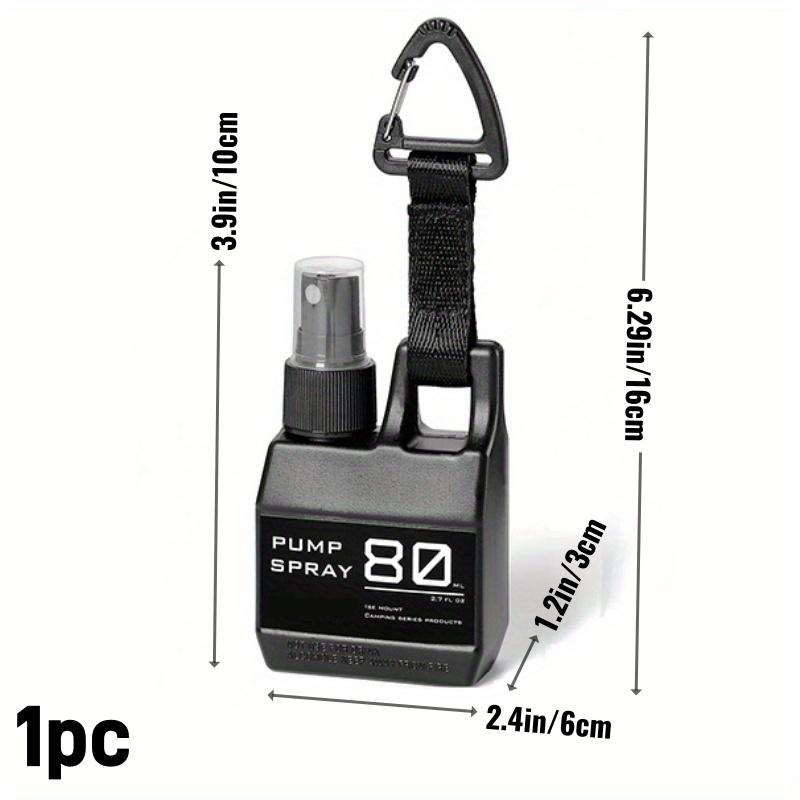 1/3pcs Outdoor Hanging Buckle Spray Bottle with Nozzle Portable Camping Travel Tool Refillable Liquid Container for Insect Repel