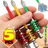 60/70/90mm High Hardness Spring Screwdriver Bits Magnetic PH2 Driver Screw Anti-slip Hex Shank Drill Head Electric Repair Tools