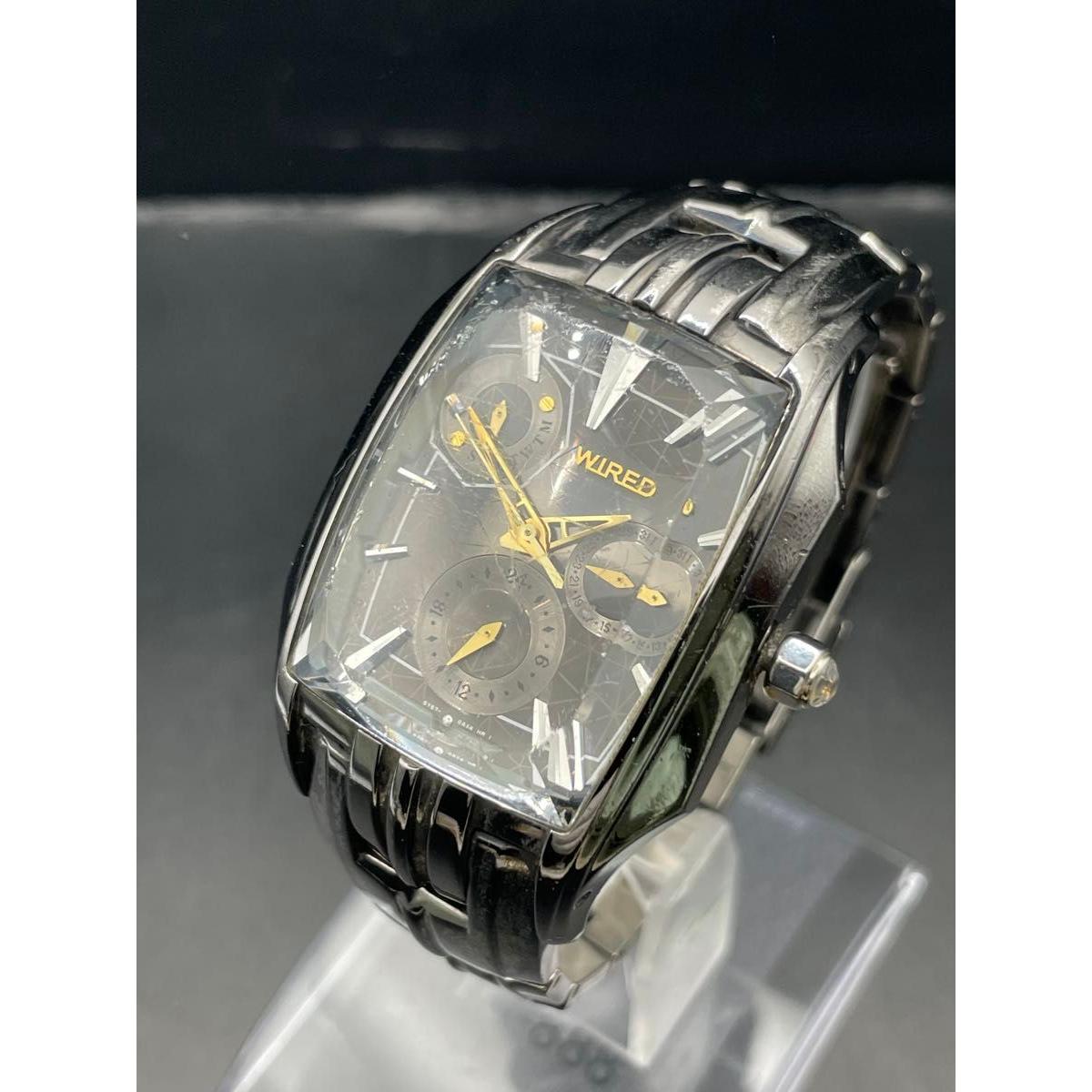 [Battery replaced] SEIKO WIRED Wired Delta Lock Individual Discontinued Rare Item