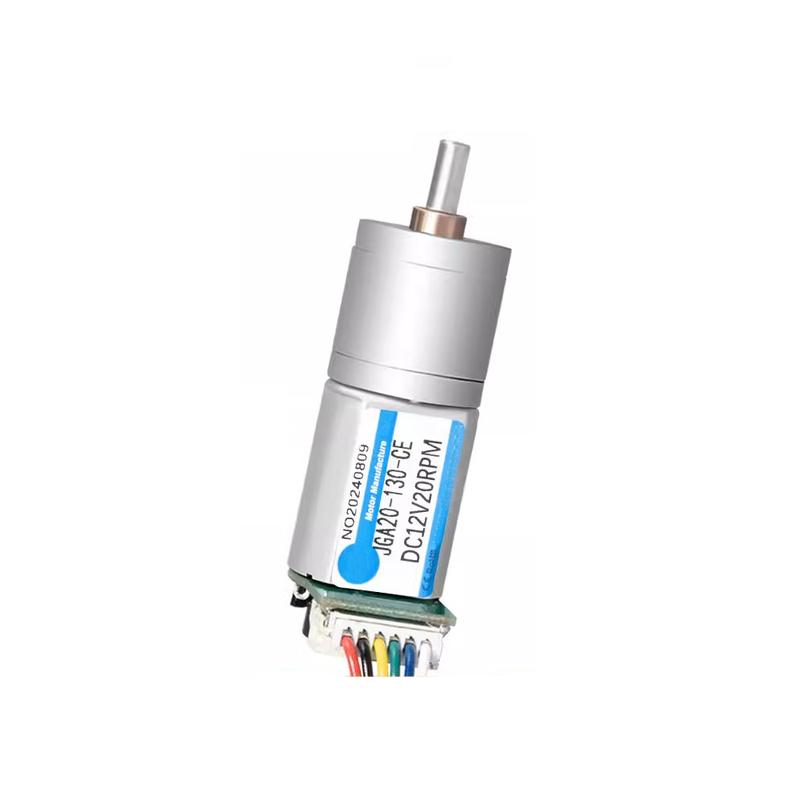 JGA20-130 micro DC gear motor reverse and reverse speed control motor 12v24v with encoder speed measurement
