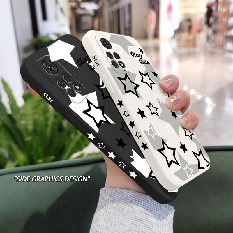 Parlak yıldızlı gökyüzü telefon kılıfı için Xiaomi Redmi not 12 11 11S 11T 10 10A 10T 10S 9T 9 8 7 Pro artı 10C 9A 9C 9T 4G 5G kapak