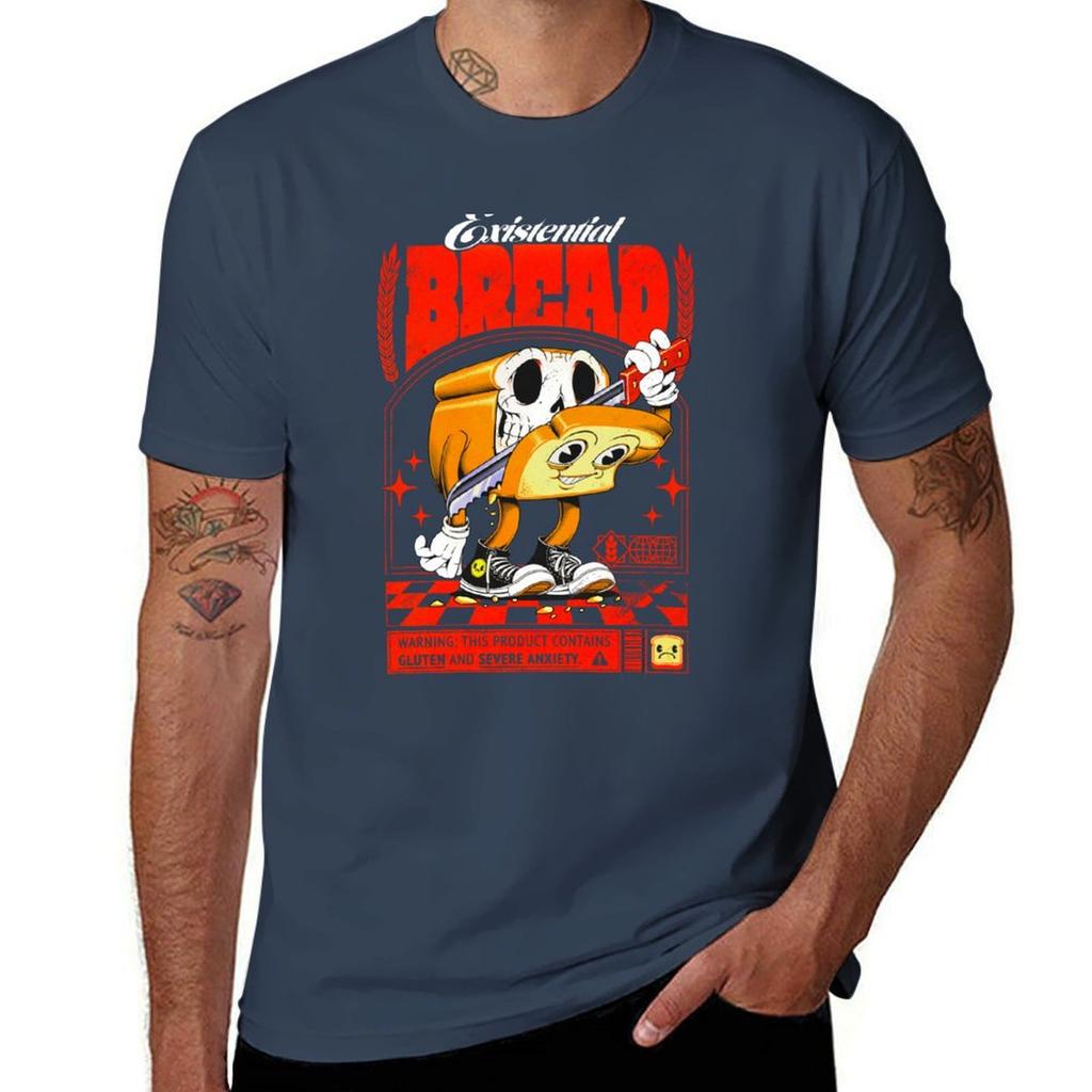 Existential Bread Tshirt Durable Work Wear Tshirt