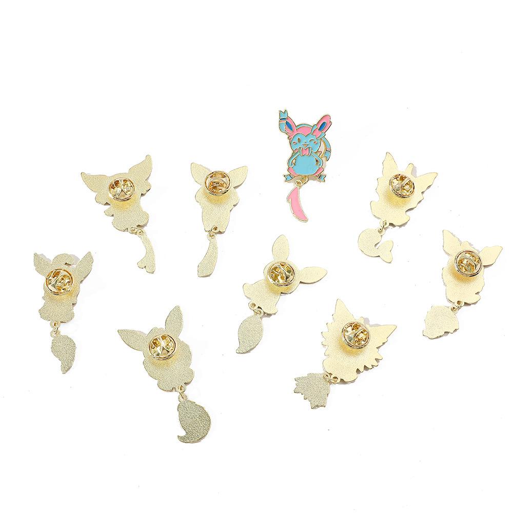 Uroczy Kreatywny Metalowy Emblemat Pokémon Broszka ze Stopu Pokémon Pin Akcesoria