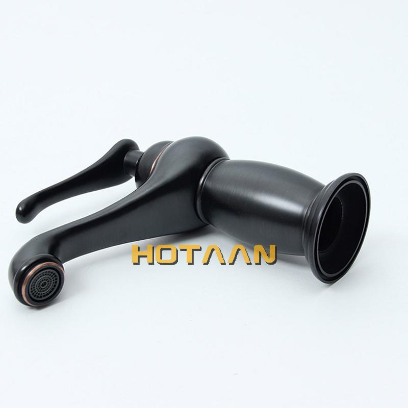 . New Arrival Bathroom Black Basin Faucet Brass Mixer Tap with Ceramic Torneiras Para Banheiro