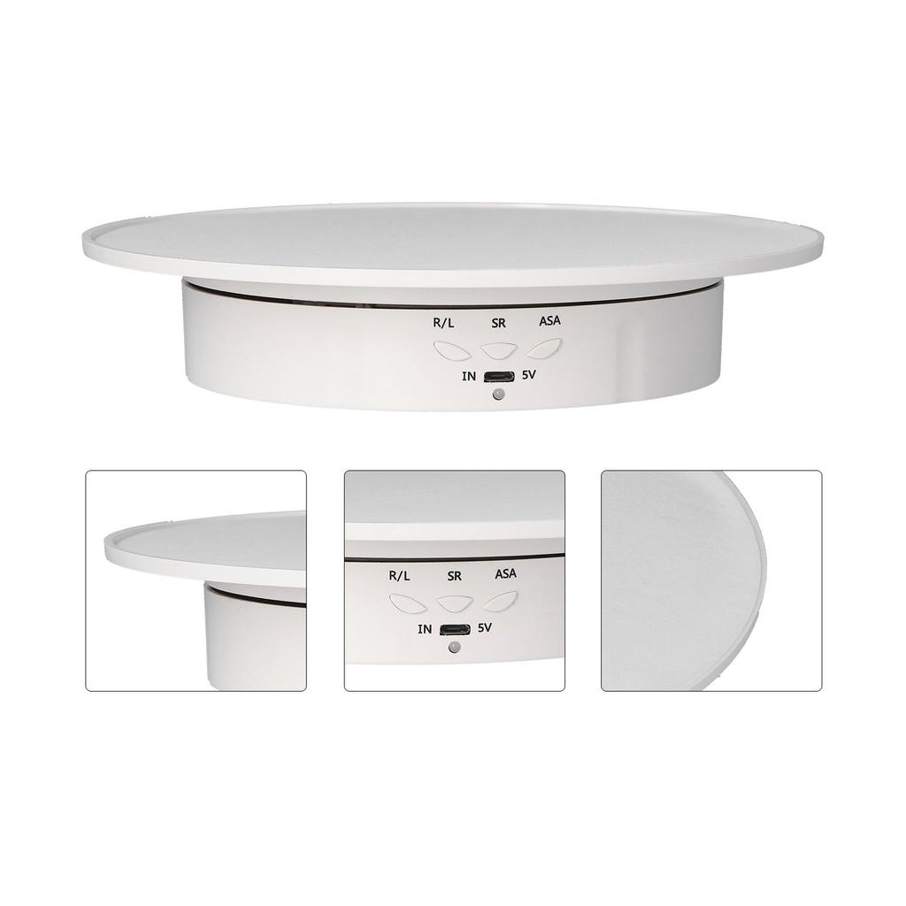 200mm Motorized Rotating Display Stand Bracket 3 Speed Adjustable USB Powered Jewelry Electric
