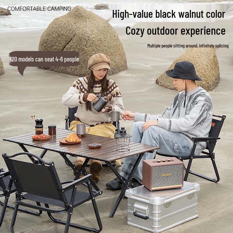 SERIES CLEAR Outdoor Folding Roll-up Picnic Table