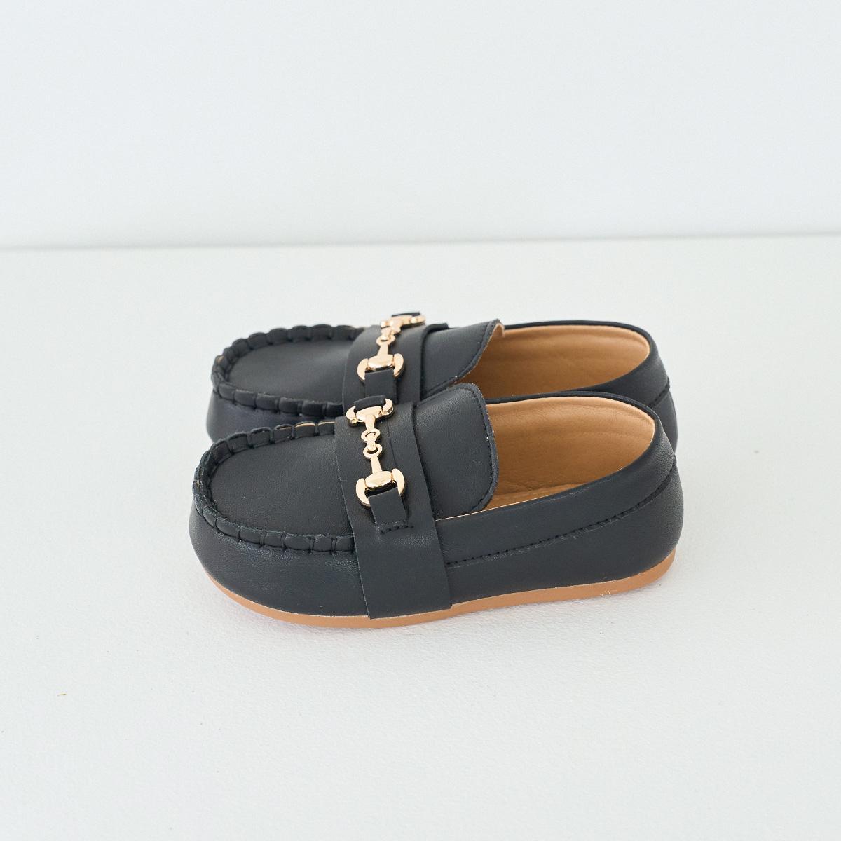 

[BABYZZAM] Unisex bold loafer black, A138, 7000030140, Popular Korean Shoes 200