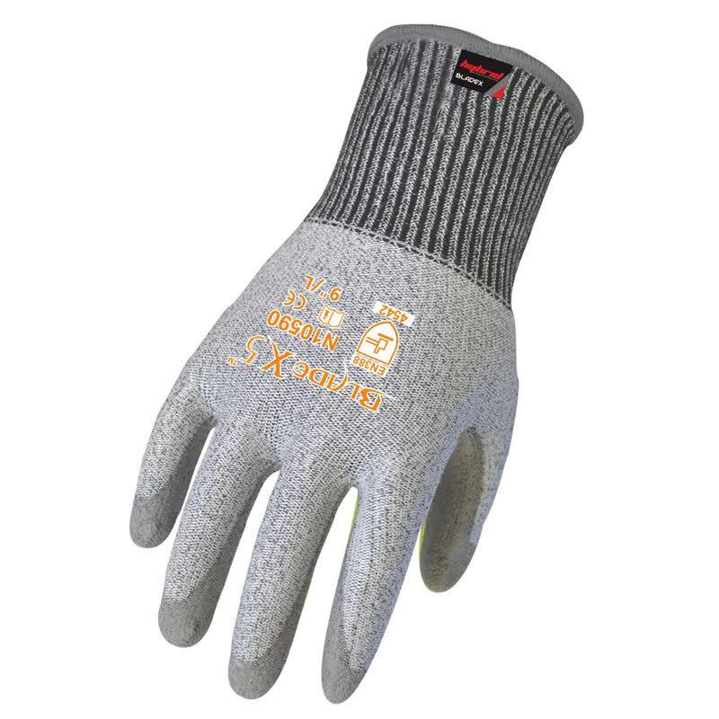 SAFETY-INXS N10590 PU Coated Cut-Resistant Work Gloves 9