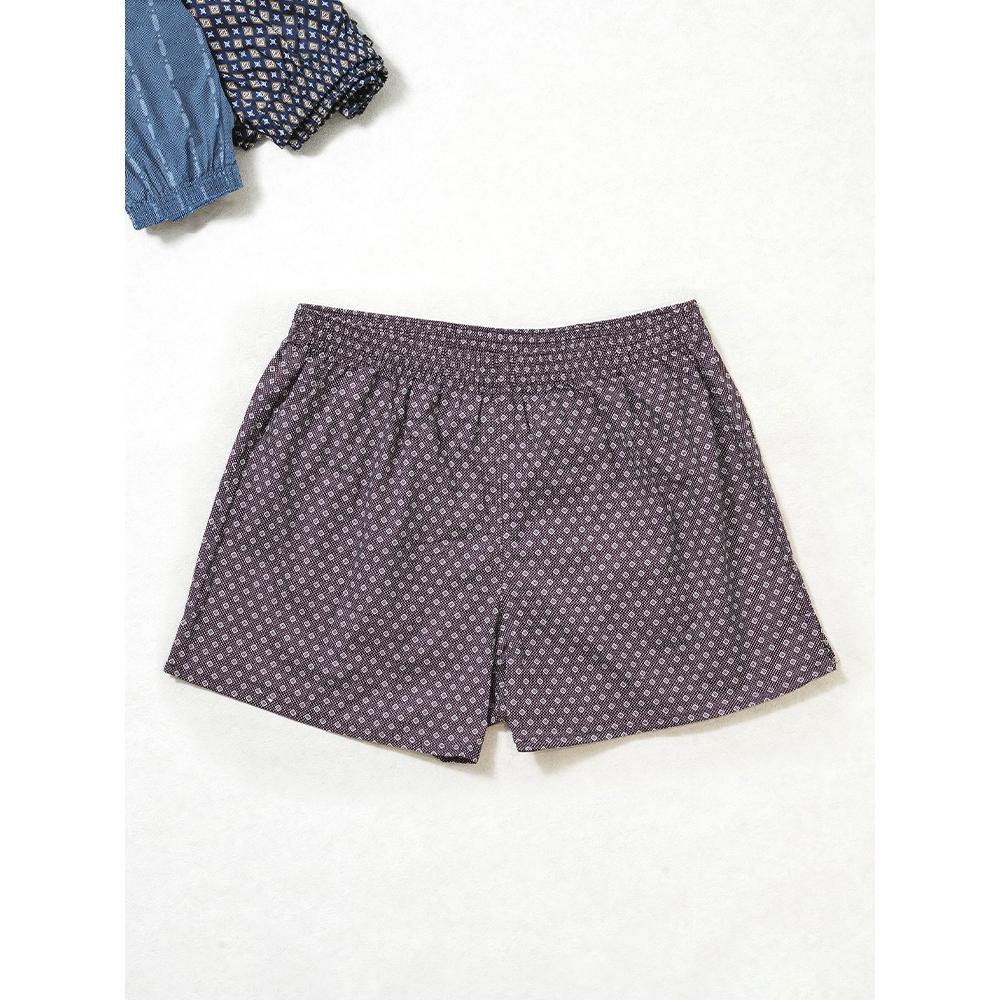 

DaiSo Men S Хлопковые трусы 105 blue pattern