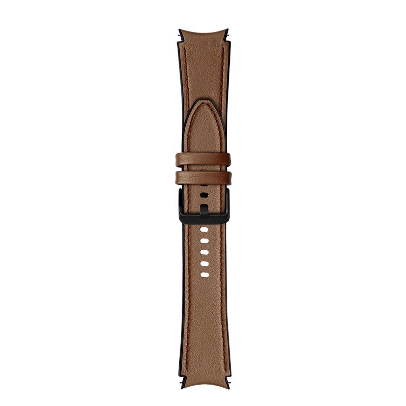 Silikonový kožený řemínek pro Samsung Galaxy Watch 7/6/5/4 Watch Classic Chytré hodinky Řemínky