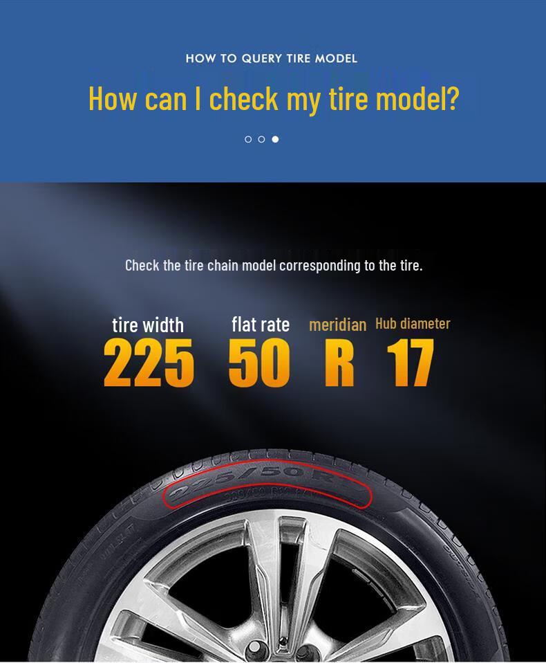 Univerzální protiskluzové sněhové řetězy pro auta, SUV, sedany, nákladní vozy – Snadné vyjetí ze sněhu, není potřeba zvedák