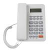 Home Hotel Wired Corded Desktop Phone Office Landline Telephone DTMF FSK English Display White