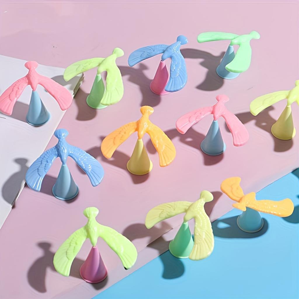 20PCS Random Balancing Bird Puzzle Tumbler Puzzle Bird Toy