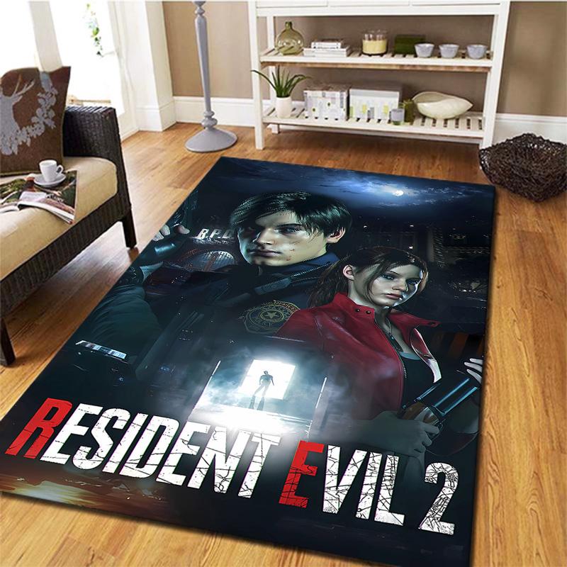 Resident Evil Carpet Rug For Living Room Bedroom Home Sofa Decoration Kids Play Nonslip Floor Mat