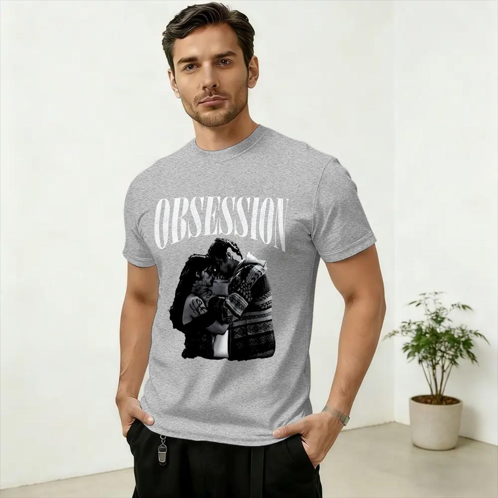 Unisexs Obsession Movie 2026 T Shirt Pure Cotton Tops Vintage Short Sleeve O Neck Tee Shirt New Arrival TShirt