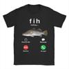 Unisex S TShirts Fih Shoes Fish Meme Vintage 100 Cotton Tees Short Sleeve T Shirts Crewneck Tops Original