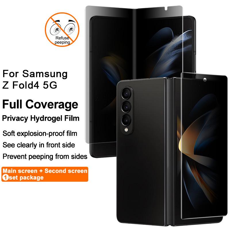 

IMAK Anti-peep Hydrogel Film III For Samsung Galaxy Z Fold4 5G TPU Self Healing Film Front + Inside Screen Protector