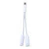 PD 100W Type C Splitter Audio Cable 2 In 1 Design 2-in-1 Headphone Adapter Cable  Headphone Use