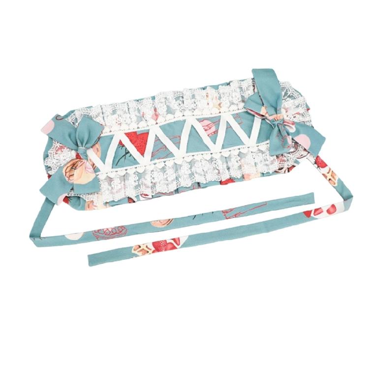 Stylowa Koronkowa Opaska do Włosów Rękawy na Ręce Rekwizyty do Kostiumu Maid Anime Nakrycie Głowy Dla Kobiet Nastolatek Japońskie Wydarzenie Animacyjne Nakrycie Głowy