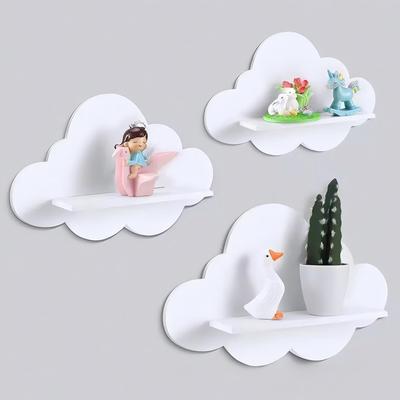 Multi-functional Wall Shelf: Children's Room Display & Storage Rack