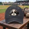 Shih Tzu Print Baseball Cap Adjustable Buckle Lightweight Washed Unisex Hat for Unisex Women Dog Lover Accessory