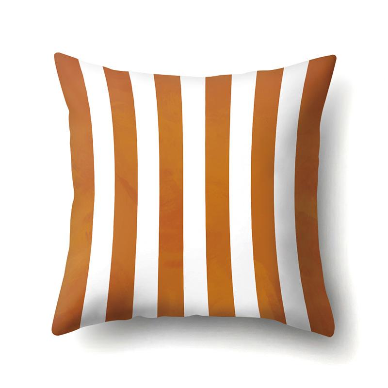 Thanksgiving Pillowcase Blessing Maple Leaf Pumpkin Sofa Cushion Cover Office Home Living Room Pillowcase