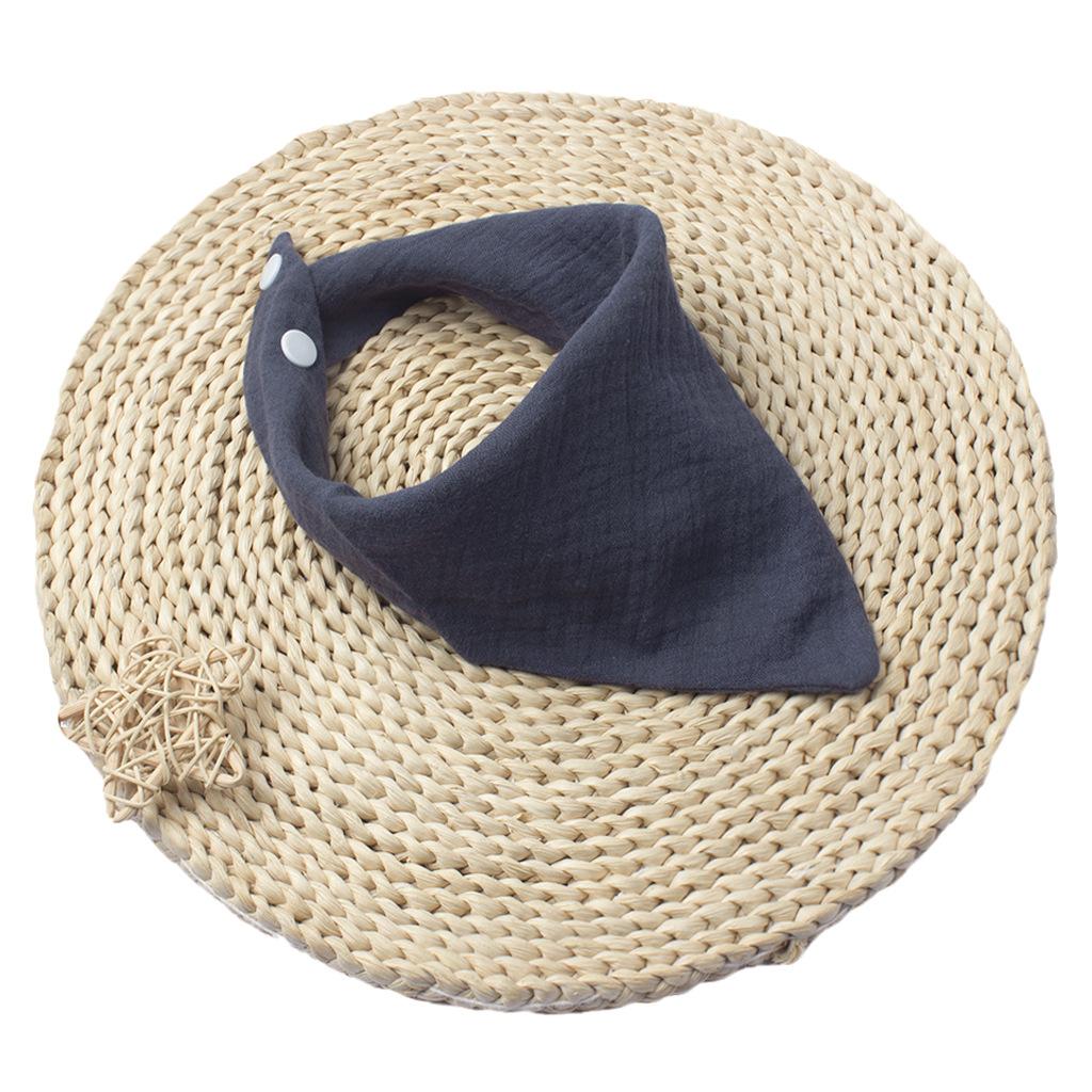 

Новое тонкое детское марлевое треугольное полотенце с двухслойной застежкой-кнопкой, нагрудник для новорожденного, слюнявчик для ребенка, baberos bebé