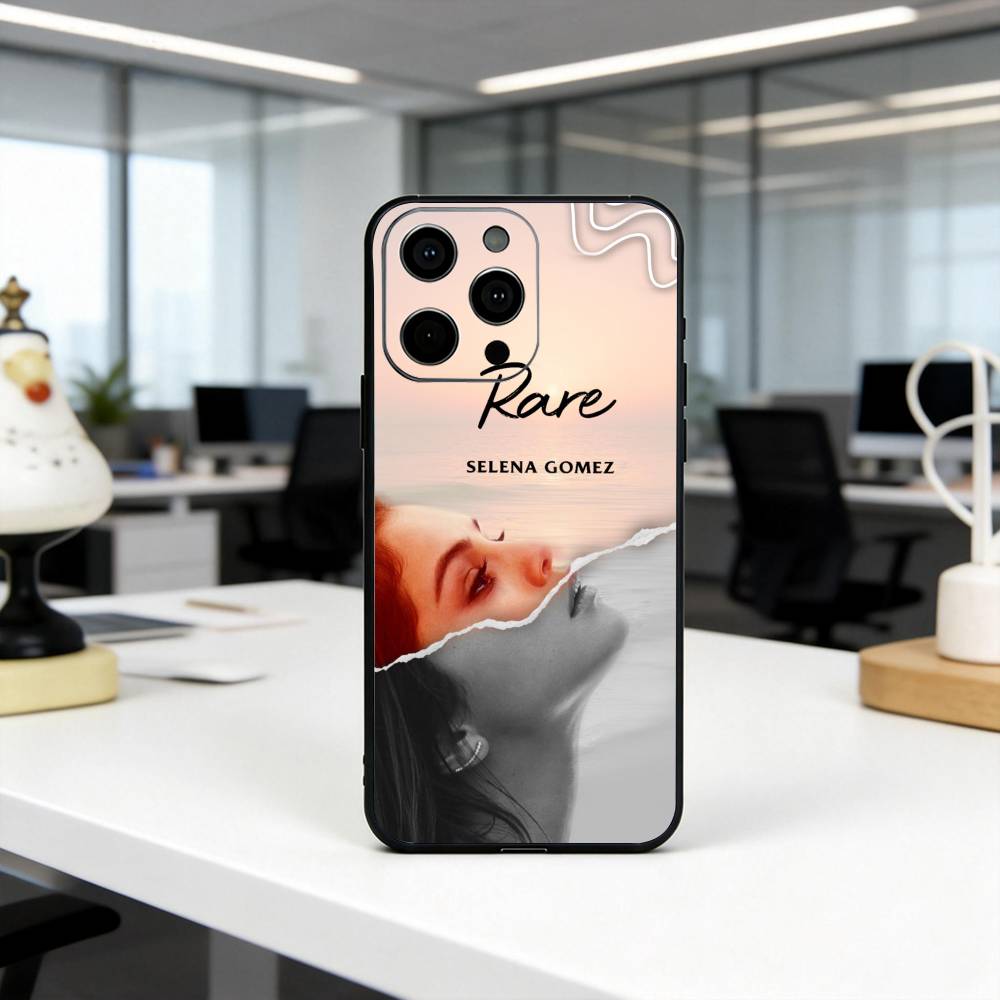 

S-Selena Sweet G-Gomez-SG Phone Case For iPhone 17,16,15,14,13,12,11 Plus,Pro Max,XS,Soft Silicone Black Cover iPhone16se4