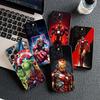 Marvel Hero Iron Man Casing Phone Cover for Samsung Galaxy S22 S21 S20 Fe Ultra S9 Plus + A13 A22 M21 M31 M55 M15 Case